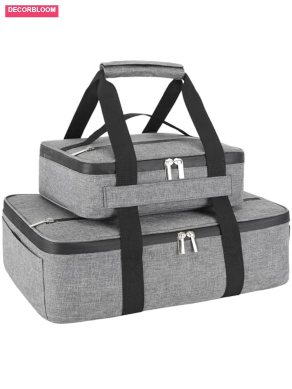 Insulated Casserole Carrier Set Fits 8-15" Baking Dish Thermal Food Bag